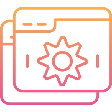 Kamera. Web simgesi basit illüstrasyon