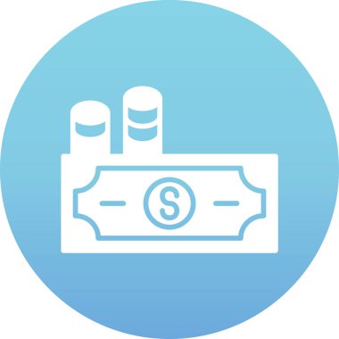 Dolar simgesi vektör illüstrasyonu