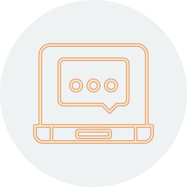 Modern simgenin vektör illüstrasyonu