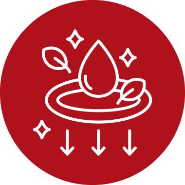 Kanın eşsiz vektör simgesi