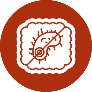 Virüs ikonu vektör illüstrasyonu