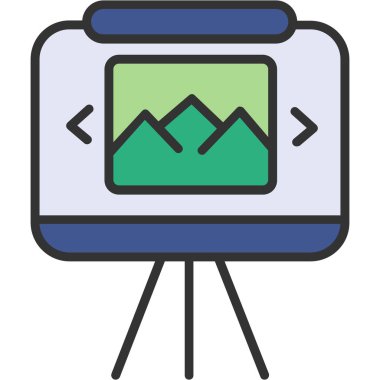 Web simgesi vektör illüstrasyonu