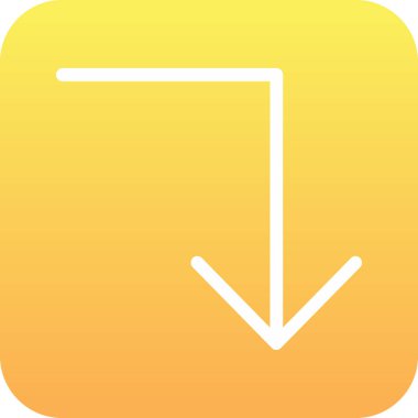 vektör biçiminde ok simgesi