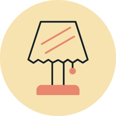Lamba. Web simgesi basit illüstrasyon