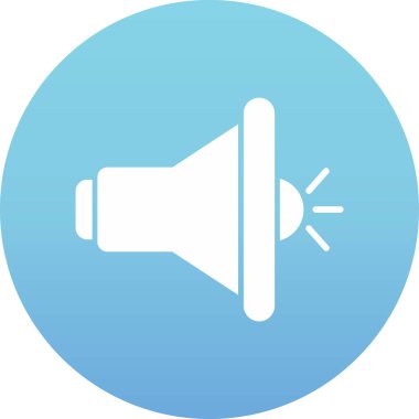 hoparlör vektör simgesi modern basit vektör çizimi beyaz üzerinde izole