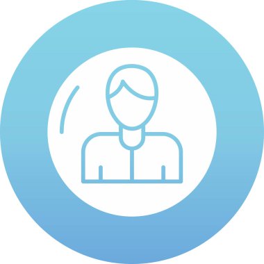 İnsan simgesinin vektör illüstrasyonu