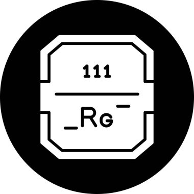 Kimyasal simgenin vektör illüstrasyonu