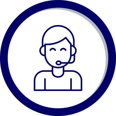 avatar. Web simgesi basit illüstrasyon