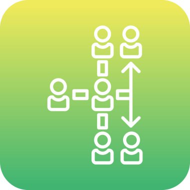 Modern simgenin vektör illüstrasyonu