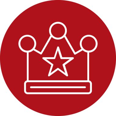 yıldız simgesi vektör illüstrasyonu