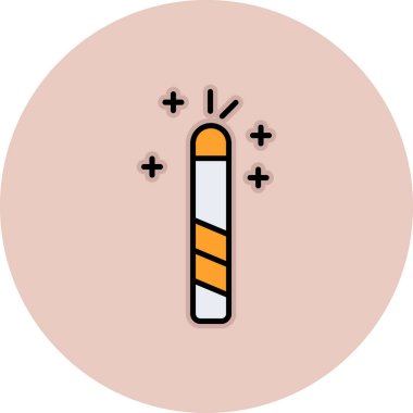 Test tüpü simgesi. Beyaz arkaplanda izole edilmiş test tübü vektör simgesinin düz çizimi