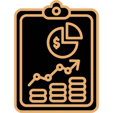 Bir altın etiket simgesinin çizimi