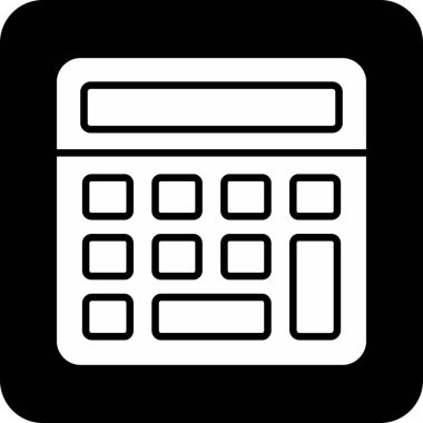 banka hesap makinesi hesap makinesi simgesi dış hat biçiminde