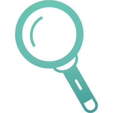 büyüteç cam ikon vektör illüstrasyon tasarımı