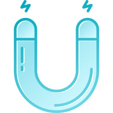 Moda biçimi izole edilmiş arkaplanda mıknatıs simgesi