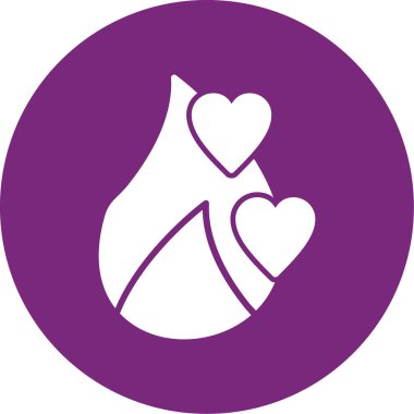 kalp bağış vektörü sembol tasarımı