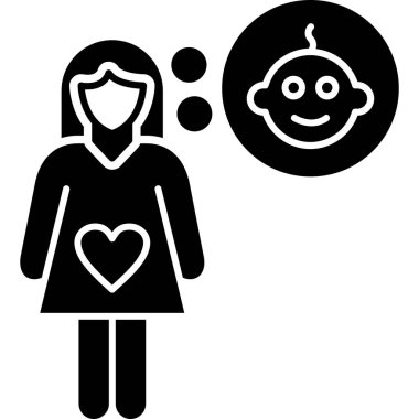 anne simgesi ile bebek