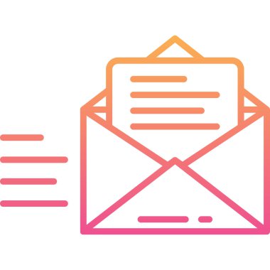 Mektup zarfı. Basit tasarım