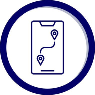 Harita işaretleyici vektör simgesi