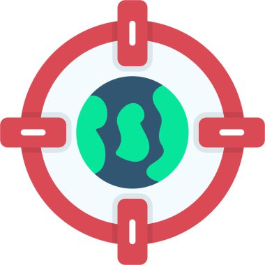 şebeke. Web simgesi basit illüstrasyon