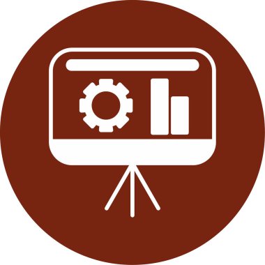 İş ve finans simgesinin vektör illüstrasyonu