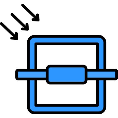 Bilgisayar. Web simgesi basit illüstrasyon