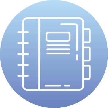 Belge simgesinin vektör illüstrasyonu