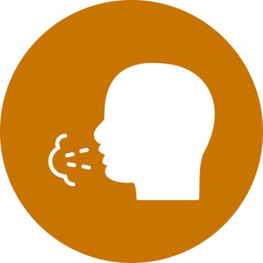 Duman ve duman simgesi olan insan