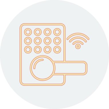 Uzaktan Denetim simgesi, vektör illüstrasyonu