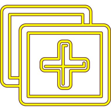 Artı işareti. özet vektör illüstrasyonu