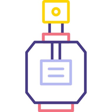 Şişe. Web simgesi basit illüstrasyon