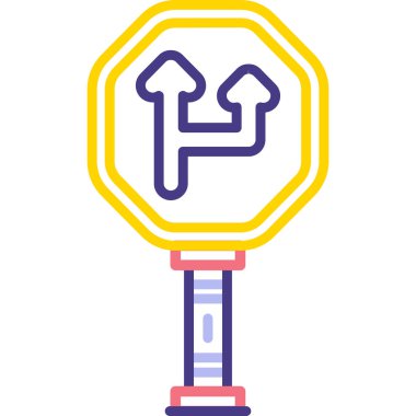 Çizgi film simgesinin vektör çizimi