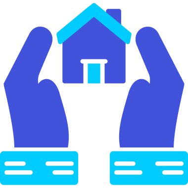 Ev. Web simgesi basit illüstrasyon