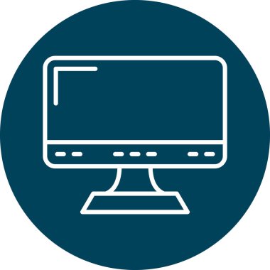 dizüstü bilgisayar simgesi vektör çizimi