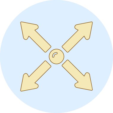 ok simgesi vektör illüstrasyonu