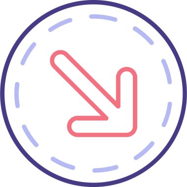 ok simgesi, vektör illüstrasyonu basit tasarım