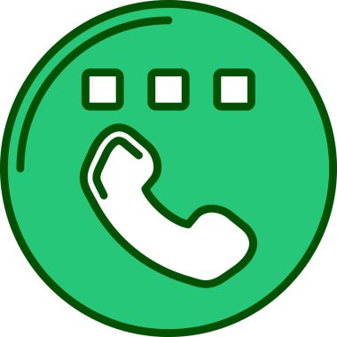 - Telefon. Web simgesi basit illüstrasyon