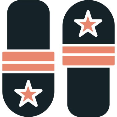 Çoraplar. Web simgesi vektör illüstrasyonu