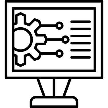 Ayarlama. Web simgesi basit illüstrasyon