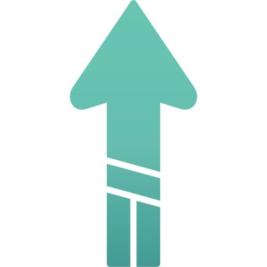 ok aşağı vektör simgesi. düz biçim sembol simgesi, yuvarlak açılar, beyaz arkaplan