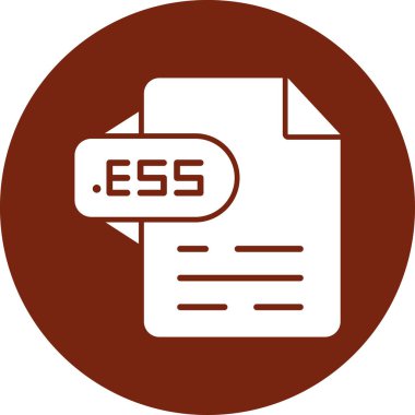 dosya biçimi simgesi, vektör illüstrasyonu