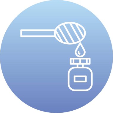 Petrol simgesinin vektör illüstrasyonu