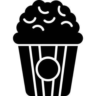 Kek ikonu, vektör illüstrasyonu