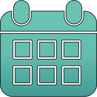 takvim tarihi vektör simgesi