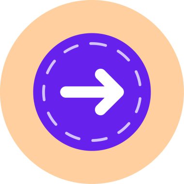 Ok. Web simgesi basit illüstrasyon