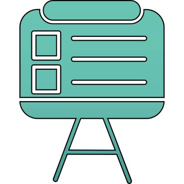 Modern bir bilgisayarın vektör illüstrasyonu