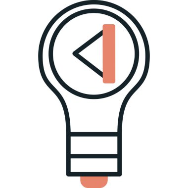 ampul vektör simgesi