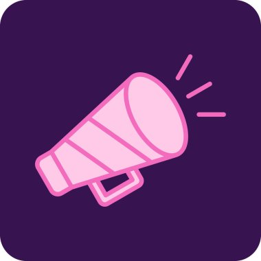 megafon simgesi, vektör illüstrasyonu