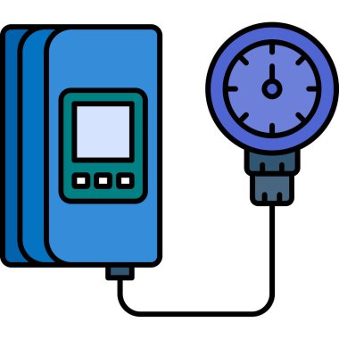 elektrik pompası ikon vektörü.