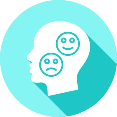 vector illustration of a sad face icon